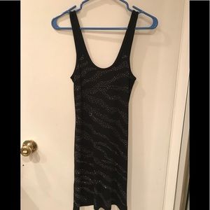 Express black bodycon dress